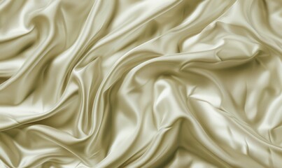 Obraz premium Elegant smooth silk fabric background with flowing curves and folds