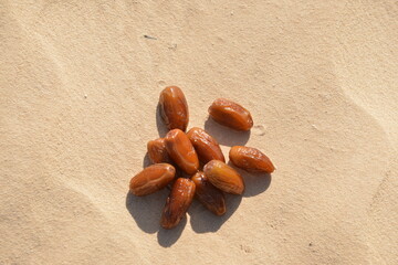 Fresh Dates on Desert Sand