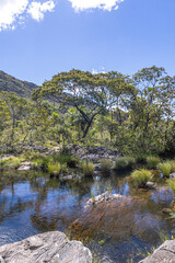 rio na cidade Cavalcante, Estado de Goiás, Brasil, região da chapada dos veadeiros