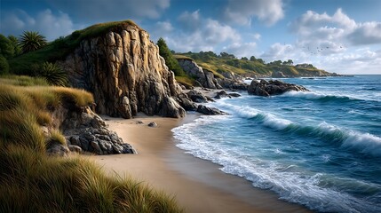 Obraz premium Beach in the Morning