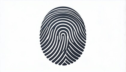 Fingerprint graphic illustration
