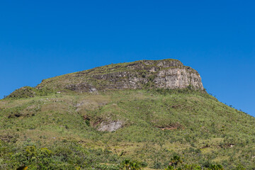 paisagem natural na cidade Cavalcante, Estado de Goiás, Brasil, região da chapada dos veadeiros