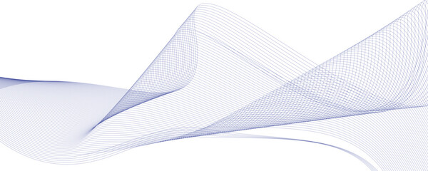 Monochrome Wave Lines Abstract — Minimal Vector Background