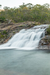 Fototapeta premium Cachoeira na cidade Cavalcante, Estado de Goiás, Brasil, região da chapada dos veadeiros