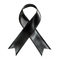Black Awareness Ribbon Symbol Grief Mourning Loss