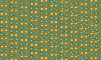 Elegant Seamless Floral Vector Pattern 