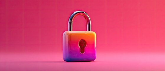 Pink Padlock Security