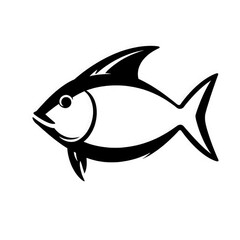 Obraz premium Fish silhouette with transparent background PNG and JPEG image