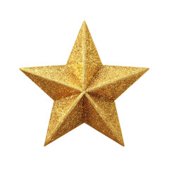 Obraz premium Golden star, textured, sparkly