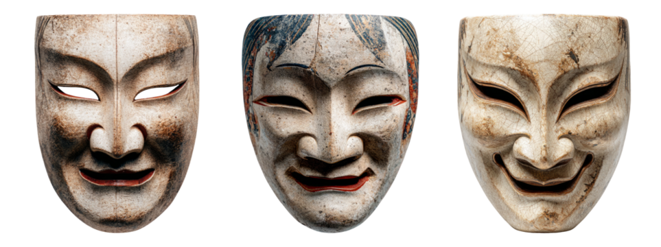 Traditional Masks Showcase Unique Artistic Styles and Cultures