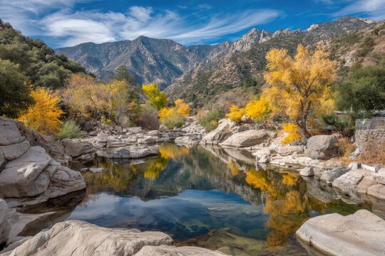 Autumn Reflections in Sabino Canyon - Powered by Adobe