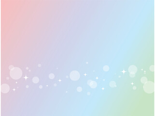 パステルカラーのキラキラグラデーション背景