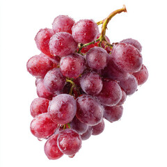 Fototapeta premium Red grapes bunch with water droplets fresh and juicy