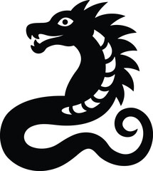 vector image of a snake