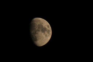 moon in the night sky