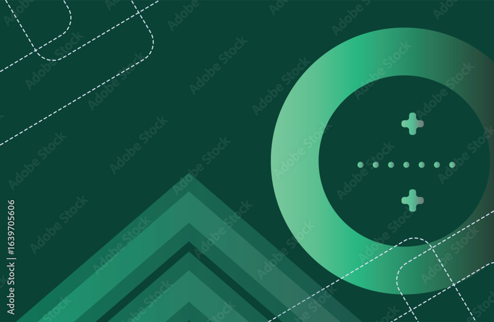 Poster abstract gradient background with circle shapes on it