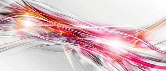 Abstract backgrounds curve wave flow motion smooth glossy metallic glass moving bright shine.