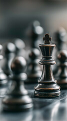 キングの駒：チェス盤で勝利を導く戦略とリーダーシップ