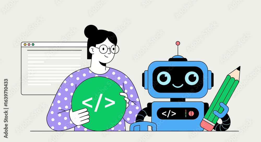 Poster ai and human collaboration on software development and creative coding