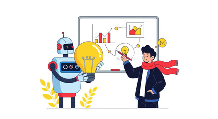 Creative Collaboration between Human and Robot Exploring Business Strategies