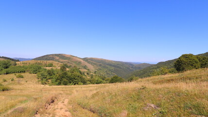 Fototapeta premium mountain landscape with blue sky