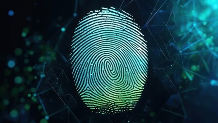 Fingerprint graphic design