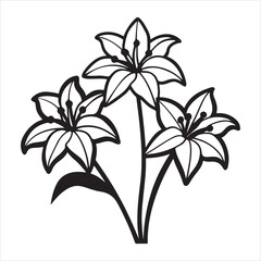 An Elegant and Graceful Amaryllis Flower, a Detailed Macro Shot Highlighting its Delicate Petals and Perfect Form as it Blooms