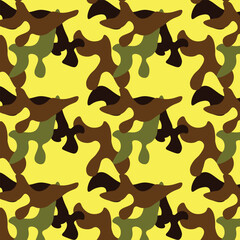 seamless pattern with camouflage design