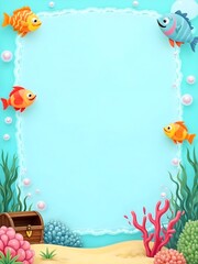 Under the Sea Birthday wallpaper for birthday kids