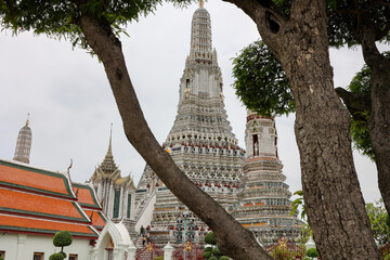 Wat Arun Ratchawararam. Ratchaworamahawihan is located in Bangkok, Thailand. 