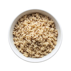 Bowl of cooked quinoa, a healthy superfood grain