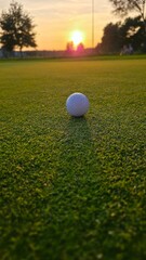 golf ball on tee