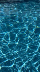 Obraz premium blue water surface