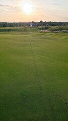 golf course with hole
