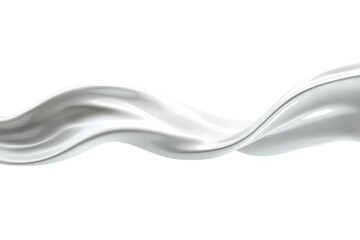 Obraz premium Milk splash wave isolated on white background