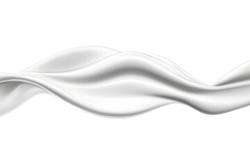Milk splash wave isolated on white background