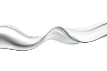 Obraz premium Milk splash wave isolated on white background