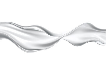 Milk splash wave isolated on white background