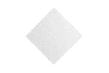 Blank, white diamond shape, textured surface