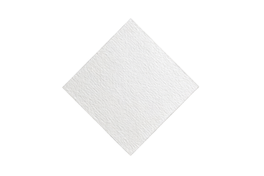 Blank, white diamond shape, textured surface