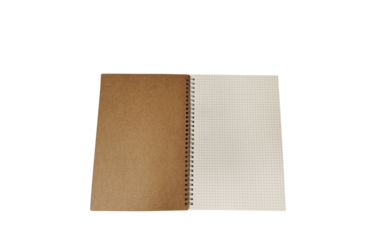 A blank notebook with lines and squares PNG transparent.