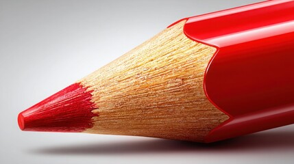 A single yellow pencil standing out against a minimalistic background representing individuality and focus in writing