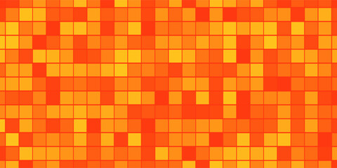 orange grain checkered background with red vignette