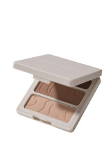 Beige and Brown Contour Palette on White