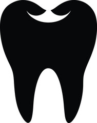 tooth silhouette icon