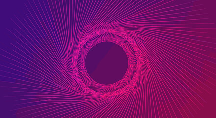 Dynamic abstract design digital space graphic art modern environment artistic perspective vibrant motion effects. Vector illustration