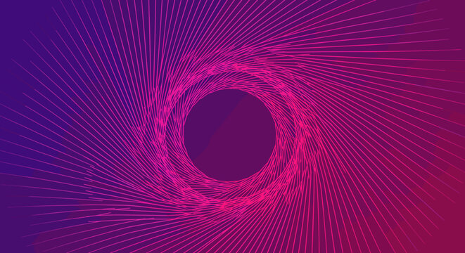 Dynamic abstract design digital space graphic art modern environment artistic perspective vibrant motion effects. Vector illustration