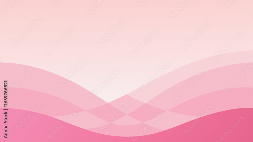 Poster pink background with a white border framing the image..eps