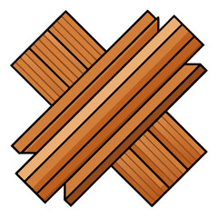 vector wooden background