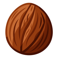 wooden sphere isolated on white